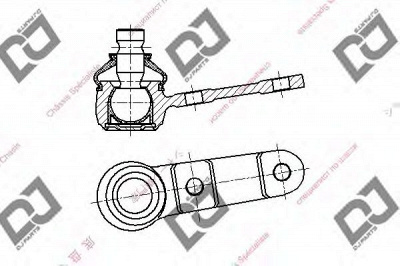 DJ PARTS db1313 -  Несущий / направляющий шарнир